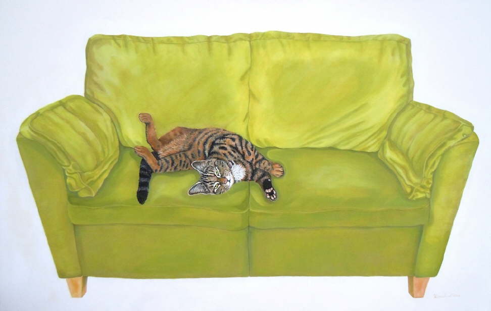 grnes Sofa